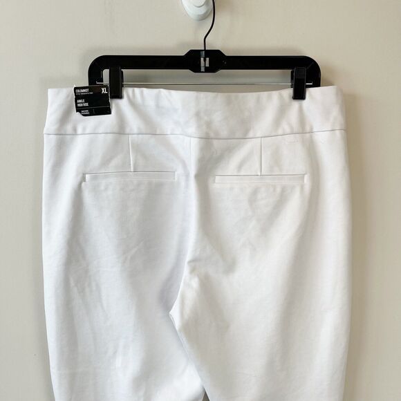 Express Columnist High Waisted Knit Ankle Pants White Women’s Size XL NWT’s - Picture 7 of 15